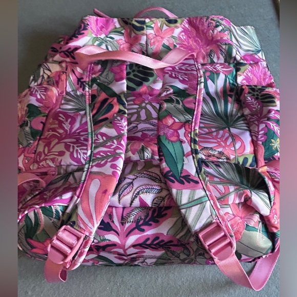 Vera Bradley Pink Floral Women's Backpack - Picture 4 of 15